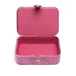 Sieraden / tarotdoos fluweel paars met regenboog - 11 cm x 15.5 cm x 5 cm - Afbeelding 2