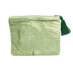 Etui fluweel groen met klavertje vier -  20 cm x 15 cm - Afbeelding 2