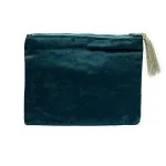 Etui fluweel petrol met Seed of Life - 20 cm x 15 cm - Afbeelding 2