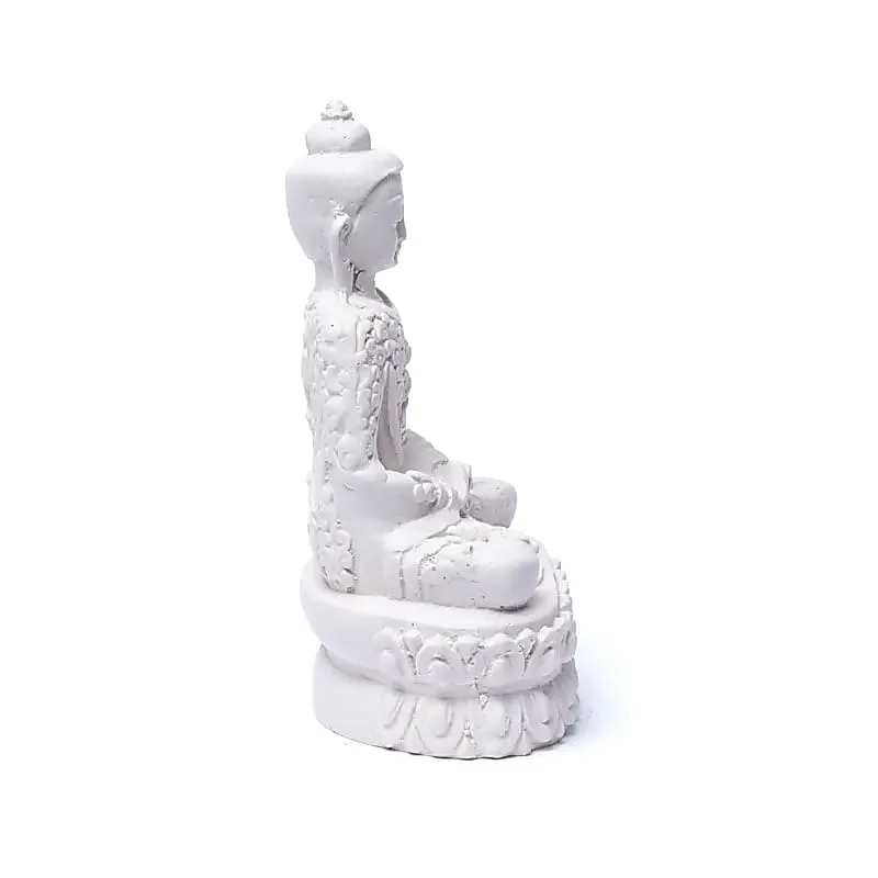 Amithaba Boeddha wit - 13 cm - Afbeelding 3