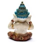 Ganesha beeld Horen -  15 cm x 10 cm x 21 cm - Afbeelding 3