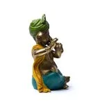 Beeld Ganesha met fluit -  28 cm x 18 cm x 13 cm - Afbeelding 4