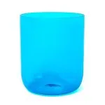 Kristallen klankschaal helder chakra 5 G-toon 432Hz + tas - 18 cm