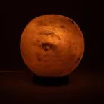 Zoutlamp bol met snoer en LED lamp -  ±17.5 cm x15.5 cm x15.5 cm - Afbeelding 2