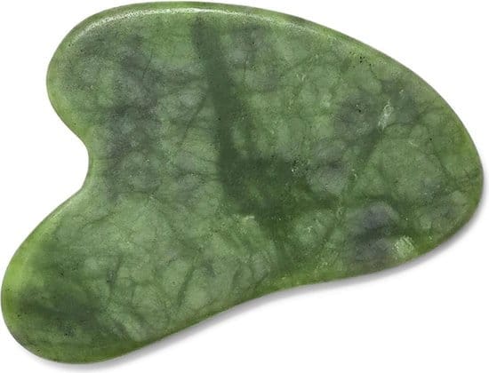 550x420 Gua sha massagehulp Jade - 8 cm - Afbeelding 1