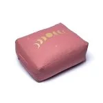 Meditatiekussen rechthoek maanfasen mauve biokatoen (OCS) 38 cm x 28 cm x 13 cm