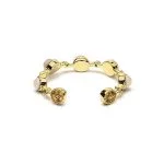 Open ring met rozenkwarts -  ±2 cm - Afbeelding 2