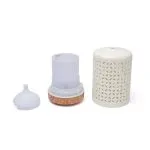 Aroma diffuser Bloem des Levens keramiek USB - 9 cm x 15 cm - Afbeelding 3