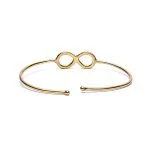 Armband Infinity messing goudkleurig verstelbaar - Afbeelding 2