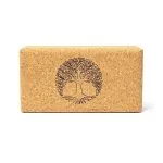 Yoga prop steunblok kurk Levensboom - 23 cm x 12 cm x 7.5 cm