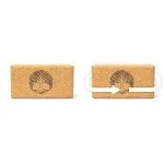 Yoga prop steunblok kurk Levensboom - 23 cm x 12 cm x 7.5 cm - Afbeelding 4