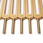 Stemvorken Chakra serie goudkleurig ongewogen - 43 cm x 29 cm - Afbeelding 3