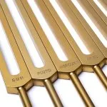 Stemvorken set Cosmic Octave goudkleurig ongewogen -  60 cm x 30 cm - Afbeelding 6