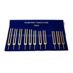 Stemvorken set Cosmic Octave goudkleurig ongewogen -  60 cm x 30 cm - Afbeelding 4