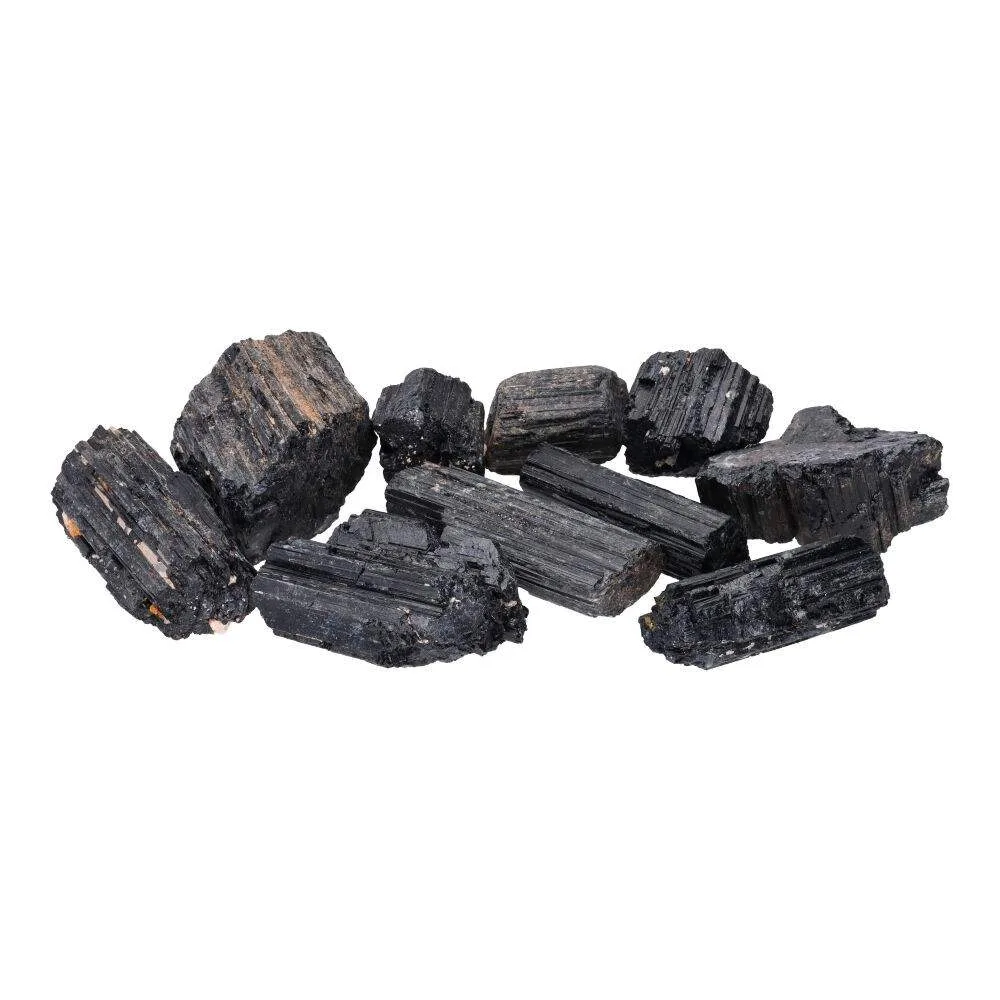 rough-cathedral-black-tourmaline Ruwe toermalijn zakje - ±55 gram - Afbeelding 1