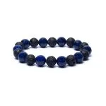 Armband lavasteen / sodaliet