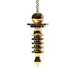 Pendel messing verguld Bloem des Levens - 5 cm