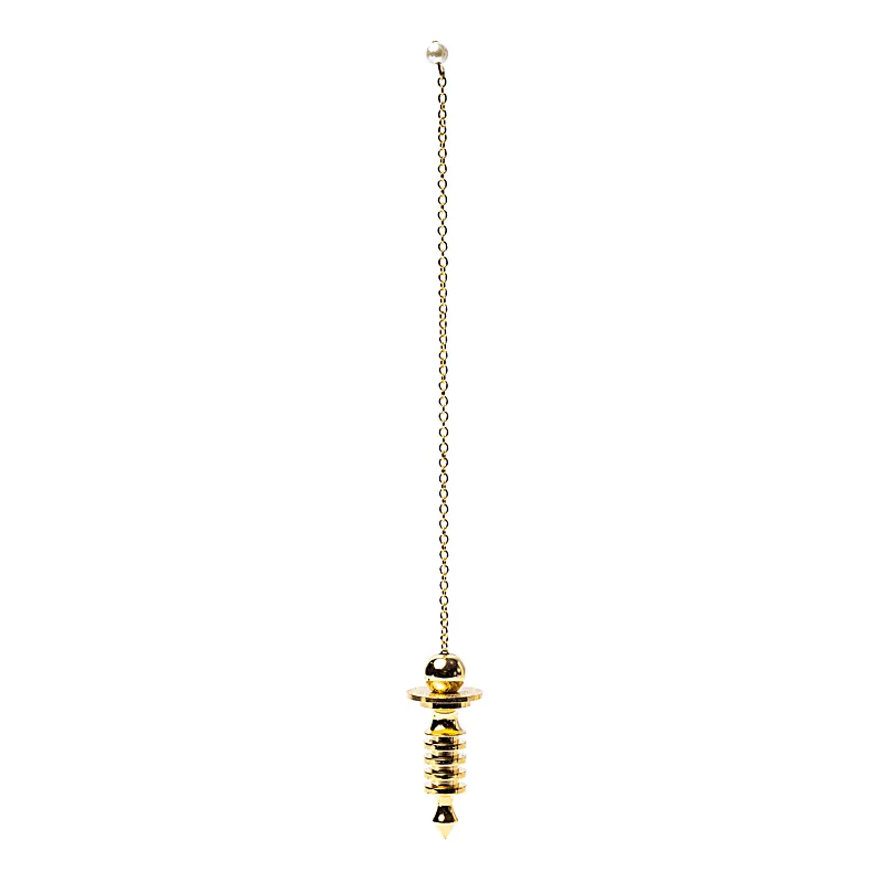 Pendel messing verguld Bloem des Levens - 5 cm - Afbeelding 2