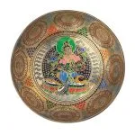 Klankschaal Groene Tara handbeschilderd - ± 25 - 28 cm      ± 1800 - 2500 gram - Afbeelding 3