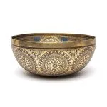 Klankschaal Groene Tara handbeschilderd - ± 25 - 28 cm      ± 1800 - 2500 gram