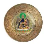 Klankschaal Medicijn Boeddha handbeschilderd - ± 25 - 28cm        ± 1800 - 2500 gram - Afbeelding 3