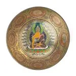 Klankschaal Shakyamuni Boeddha handbeschilderd - ± 29 - 32cm       ± 2500 - 3300 - Afbeelding 3