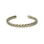 Gedraaide armband goudkleurig