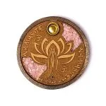 Wierrook en kegeltjes brander namaste rozenkwarts  ±10 cm x 1 cm - Afbeelding 2