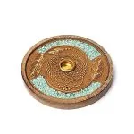 Wierrook en kegeltjes brander dromenvanger amazoniet -  ±10 cm x 1 cm