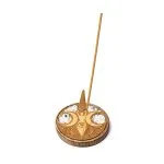 Wierrook en kegeltjes brander maangodin maansteen -  ±10 cm x 1 cm - Afbeelding 3