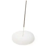 Wierookhouder seleniet mandala rond - Ø12 cm