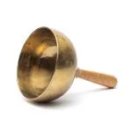 Klankschaal met handgreep Nada Yoga - ±16-17cm     ±900-1000 gram