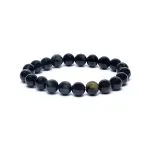 Armband blauwe tijgeroog elastisch