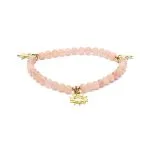 Armband zonnesteen elastisch met sterren/maan/zon bedels