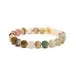 Armband elastisch agaat mix