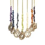 Feng Shui decoratie OHM / Chakra symbolen – 46 cm x 10.5 cm - Afbeelding 2