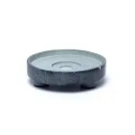 Multifunctionele brander grijze zeepsteen - 12,5 cm x 12 cm - Afbeelding 2
