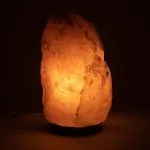 Zoutlamp met snoer en LED lamp -  ±24 cm - 26 cm - Afbeelding 2