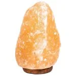Zoutlamp met snoer en LED lamp -  ± 22 cm - 24 cm