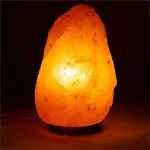 Zoutlamp met snoer en LED lamp -  ± 22 cm - 24 cm - Afbeelding 2