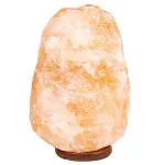 Zoutlamp met snoer en LED lamp - ±26 cm - 28 cm