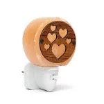 Zoutlamp nachtlampje harten - 11,5 cm x 5,5 cm