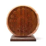 Zoutlamp Mandala met snoer en lamp - ±22 cm x19 cm x 10 cm