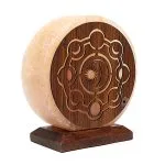 Zoutlamp maanfasen met snoer en lamp -  ±22 cm x 19 cm x 10 cm - Afbeelding 4