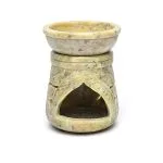 Olieverdamper Levensboom zeepsteen – 10 cm x 7.5 cm - Afbeelding 2