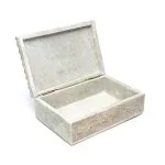 Tarot- of sieradendoos Lotus zeepsteen -  15 cm x 10 cm - Afbeelding 3