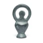 Godinnenbeeldje zeepsteen grijs - Afbeelding 3