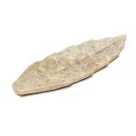 Wierookbrander bladvorm zeepsteen - 25 cm x 8 cm
