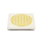 Wierookbrander Bloem des Levens zandsteen - 10 cm x 10 cm