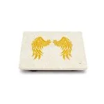 Wierookbrander engelenvleugels zandsteen - 10 cm x 10 cm